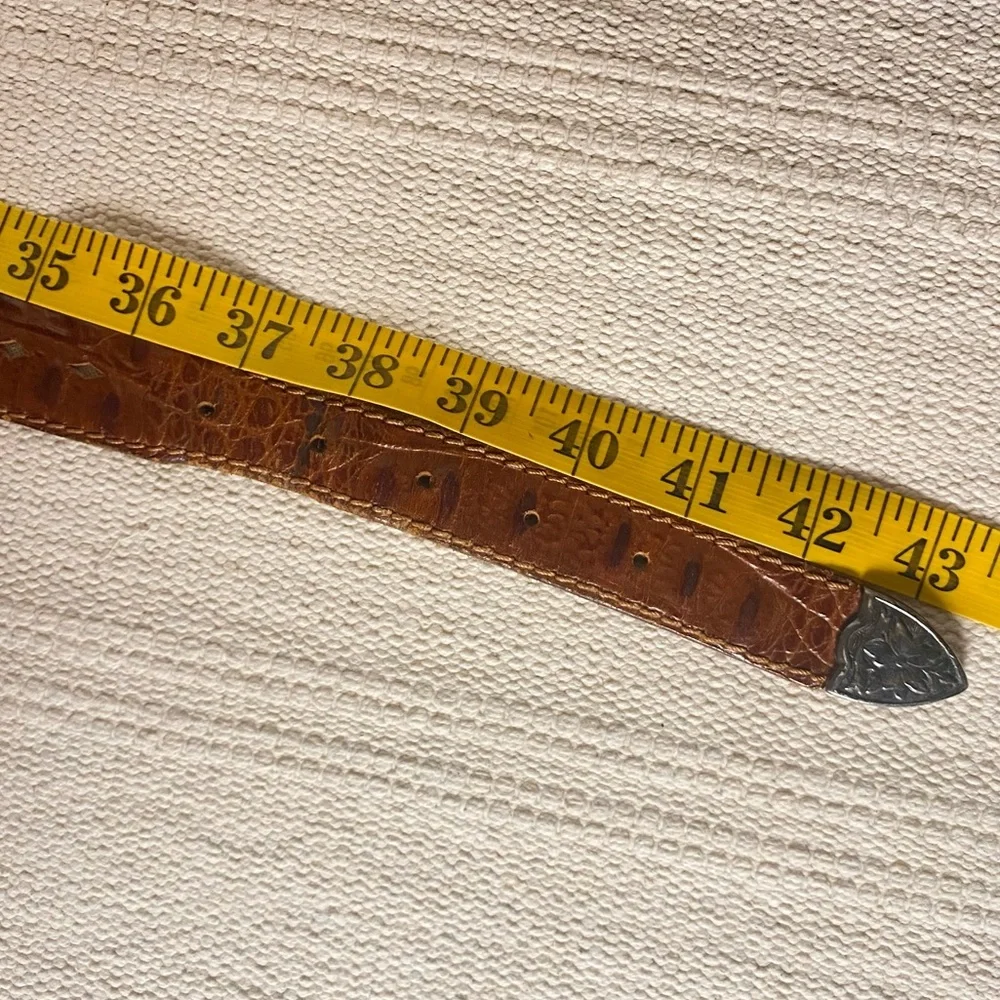NANNI Milano Alligator Belt Made in Italy Size 100/40 (37”-41”)